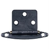 2pk  Free Swing Flush Mount Hinge Satin Nickel, 70655