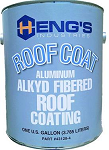 1 qt Heng's Roof Coating Fibered Aluminum, 43032