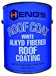 1 qt Roof Coating White Fibered, Heng's 45032