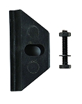 Front Battery Base Mounting Wedge Hold Down, 09645