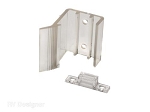 2pk Mirrored Door Latch, H527
