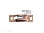2pk Interior Door Roller Mounting Plate, H529