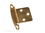 2pk Free Swinging Door Hinge Brass, H239