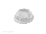 12pk Door Stop Bumper Clear, H291