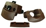 Door Latch For Sliding And Folding Interior Doors Brown, 20505