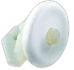 2pk Shower Door Rollers White, 81745