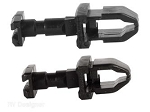 Set of 2 Refrigerator Vent Door Latch, E377