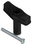 Fan-Tastic Roof Vent Lift Arm Knob Black, K1140-09