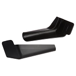 2pk Drip Rail Gutter Spout Black, 94174