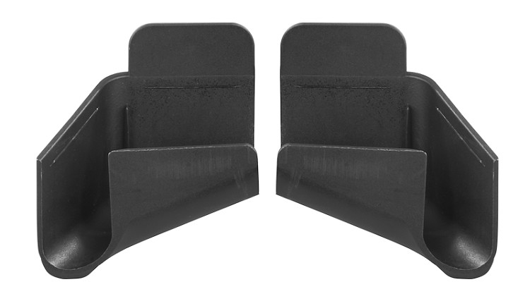 Set of 2 Drip Rail Gutter Spout Black, 389BK-A