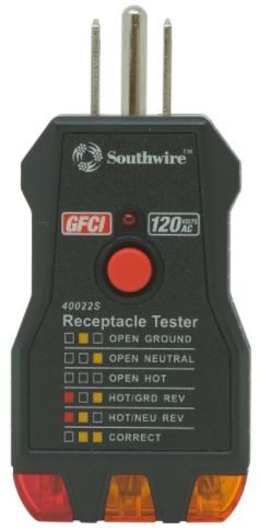 AC Outlet Circuit Tester, 40022S