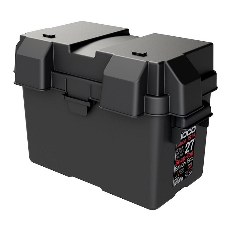 Group 27 Snap-Top Battery Box With Strap, NOCO HM327BKS BG27