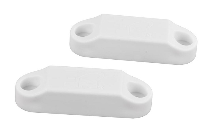 2pk Magnetic Baggage Door Catch White, 06-30095