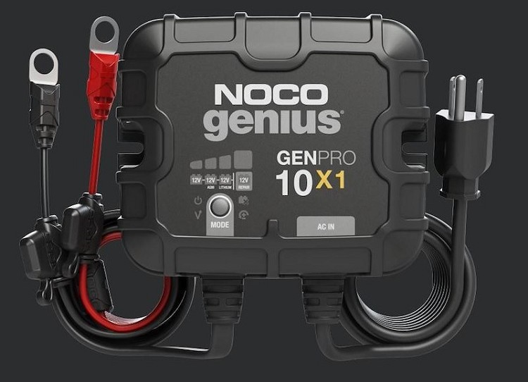 10 Amp 12 Volt 1 Bank Onboard Battery Charger, NOCO GENPRO10X1