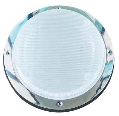 Round Scare Light Replacement Kit Black Trim, 016-RSL2000B