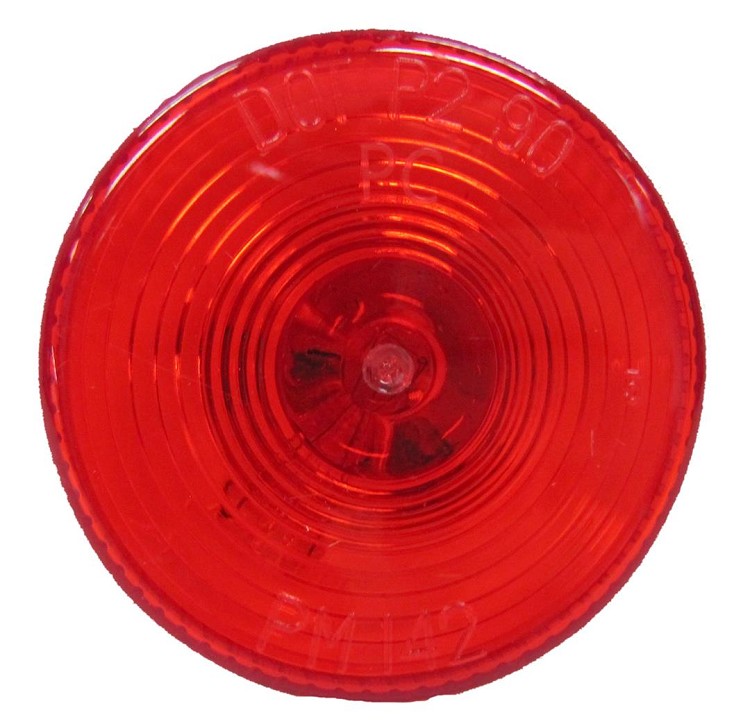 2 1/2” Round Clearance Light Red, V142R