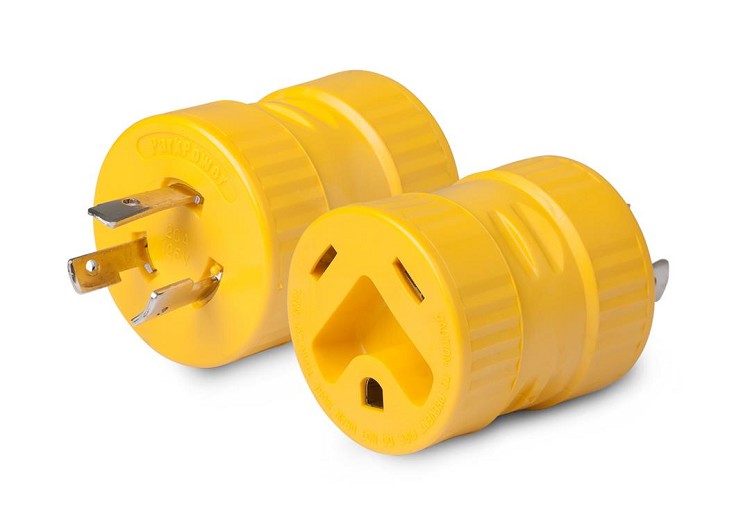 20 Amp Male To 30 Amp Female Power Cord Adapter, 127A