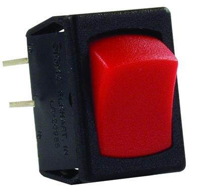12 Volt Mini Multi Purpose Switch Red/Black, 12795