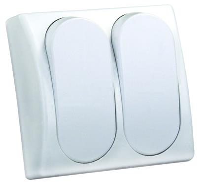 Double Multi Purpose Switch White, 13585