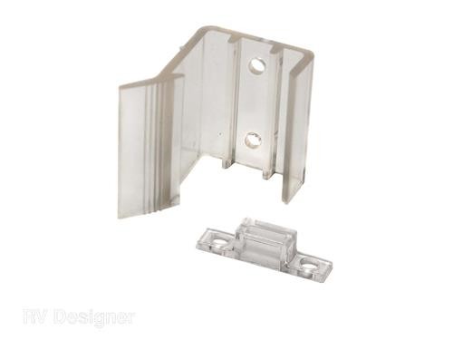 2pk Mirrored Door Latch, H527