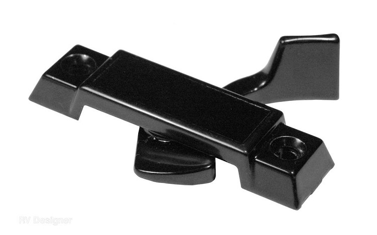 Hehr Style Window Latch Black, H697