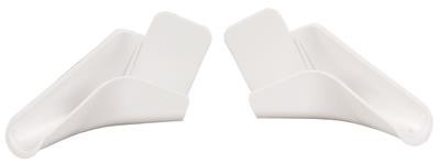 2pk Drip Rail Gutter Spout Polar White, 94170