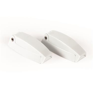 2pk Baggage Door Catches Polar White, 44173