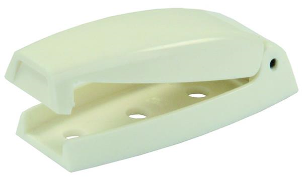 2pk Bullet Style Baggage Door Catch Colonial White, 10254