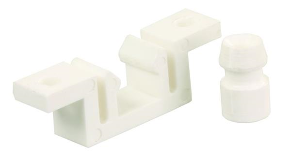 Accordion Entry Door Latch White, 81855