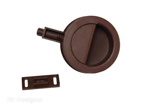 Cabinet and Light Interior Door Latch Brown, H261