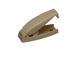 2pk Round Type Baggage Door Catch Beige, E213