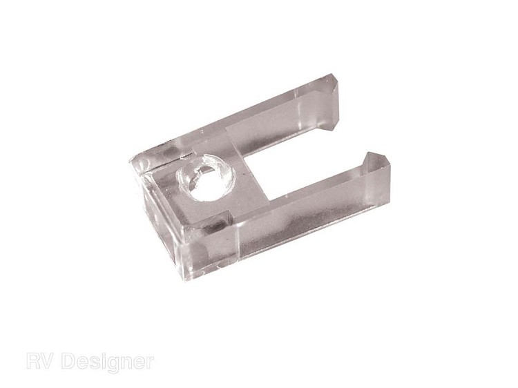 2pk Window Curtain Track End Stop, A135