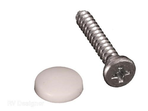14pk Screw with White Cap, H618