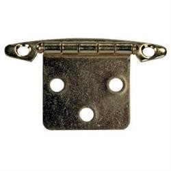2pk  Free Swing Flush Mount Hinge Antique Brass, 70605