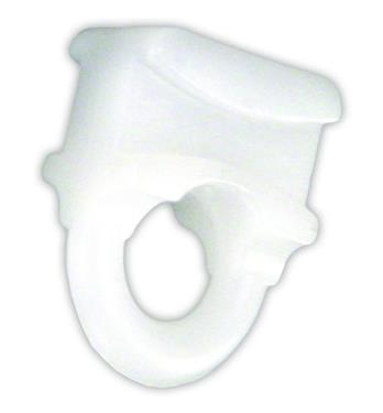 14pk Sliding Eye Curtain Glider White, 81305