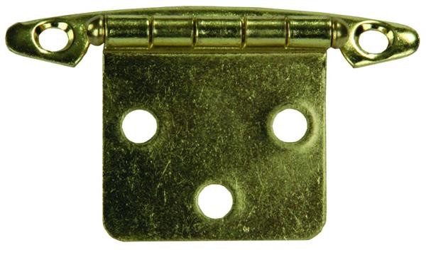 2pk  Free Swing Flush Mount Hinge Brass, 70615