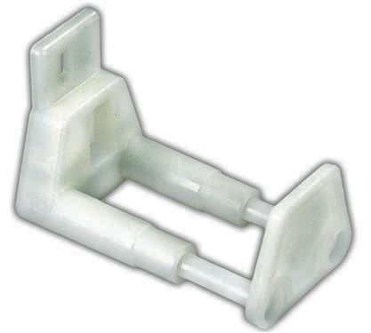 Adjustable Bottom Interior Door Guide White, 20595