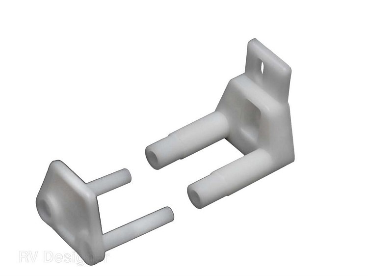 Interior Door Guide White, H528