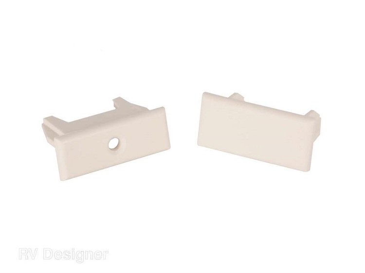 Set of 2 Window Shade End Cap Oyster, A320