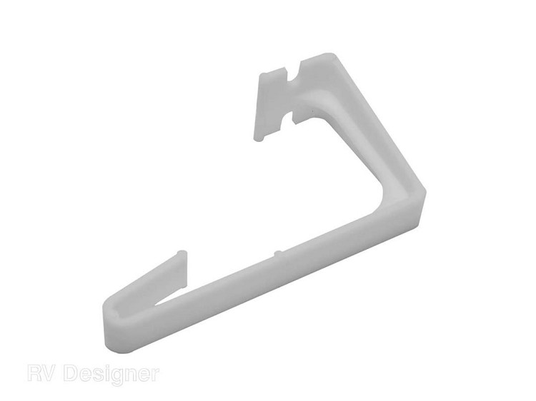 Set of 2 L-Shape Window Curtain Retainer, A285