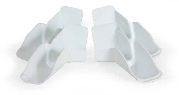 Drip Rail Gutter Spout White, 42134