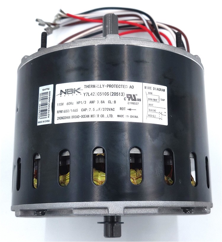 Coleman Condenser Motor Replacement 1468-XX, NBK-20513
