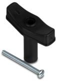 Fan-Tastic Roof Vent Lift Arm Knob Black, K1140-09