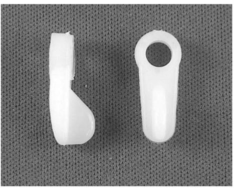 6pk Window Screen Clip White, 492C