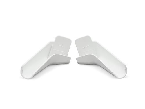 2pk Drip Rail Gutter Spout Polar White, 94173
