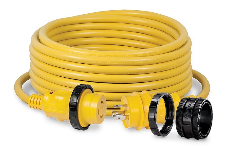 25' 30 Amp Generator Extension Cord Yellow, 25GENC