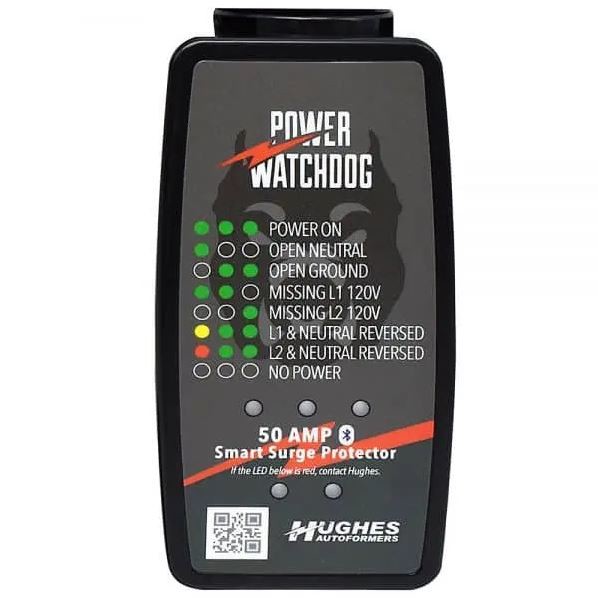 50 Amp Portable Surge Protector With Bluetooth Connectivity, PWD50